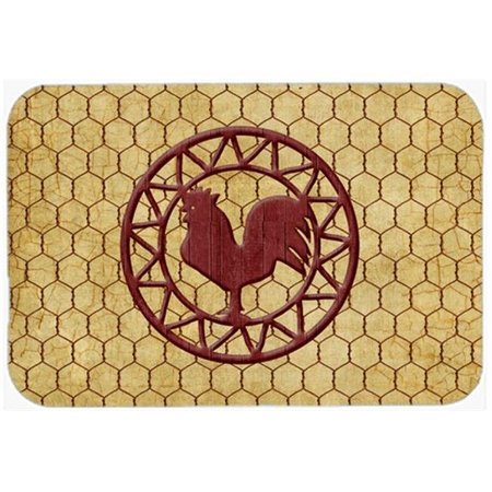 Carolines Treasures Carolines Treasures SB3085LCB Rooster Chicken Coop Glass Cutting Board - Large SB3085LCB